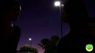 Smoking hot interracial lesbian fuckfest is just foreplay for the lesbian convention in Vegas