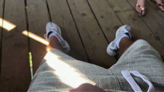 Big Ass Milf Gets Fucked and Sucks Cock on Viewpoint Tower – Risky POV
