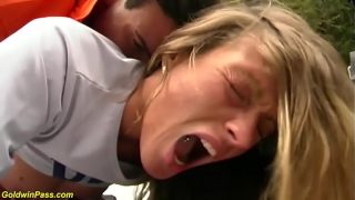 Watch real German sluts take it raw in the snow, asses spread wide for a filthy public gangbang