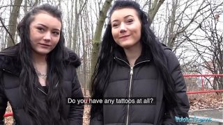 Public Agent Real Twins Busted on the Street for Dirty Offers